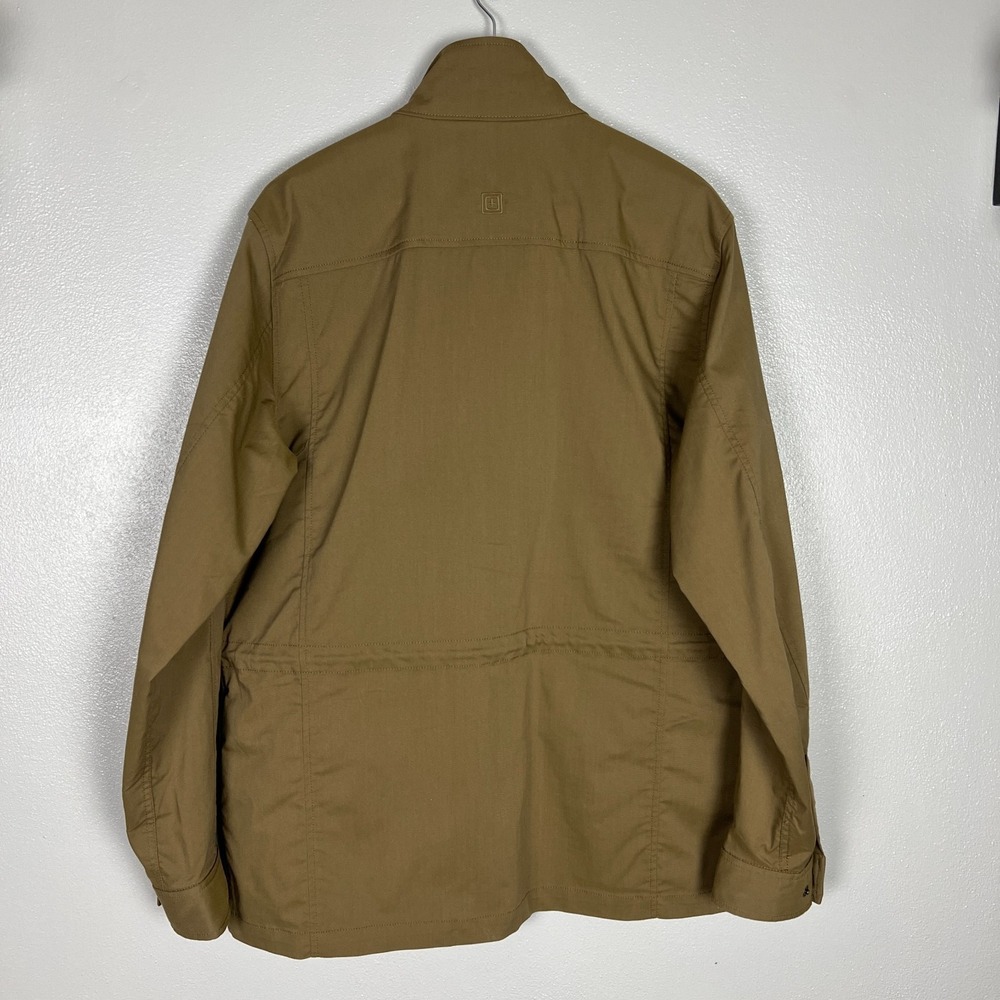 5.11 Tactical Watch Jacket Mens Medium Khaki Pockets Flex-Tac Canvas Outdoor M - Picture 7 of 16